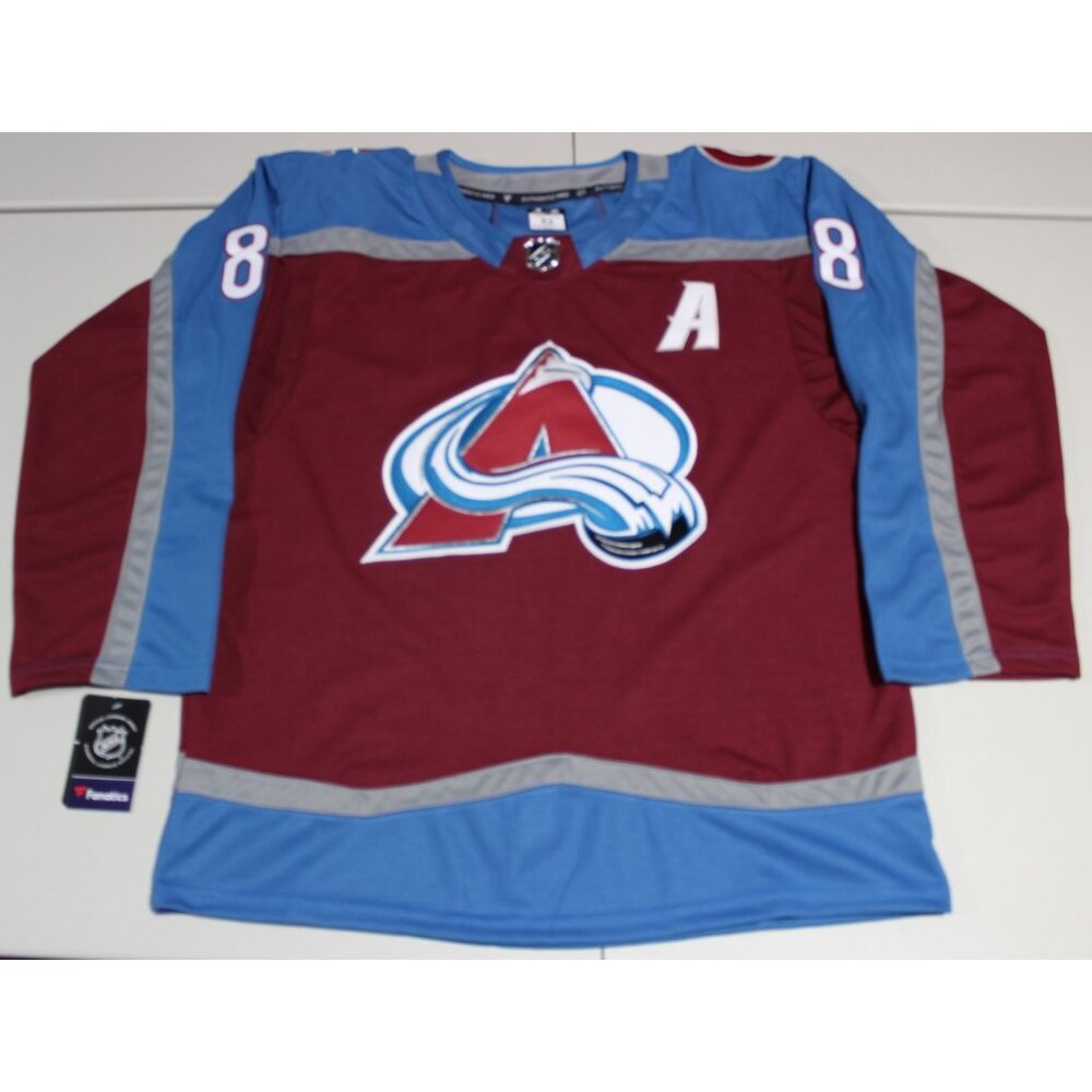NHL Hockey Colorado Avalanche Cale Makar #8 Home Jersey 54 XL NWT NEW Burgundy